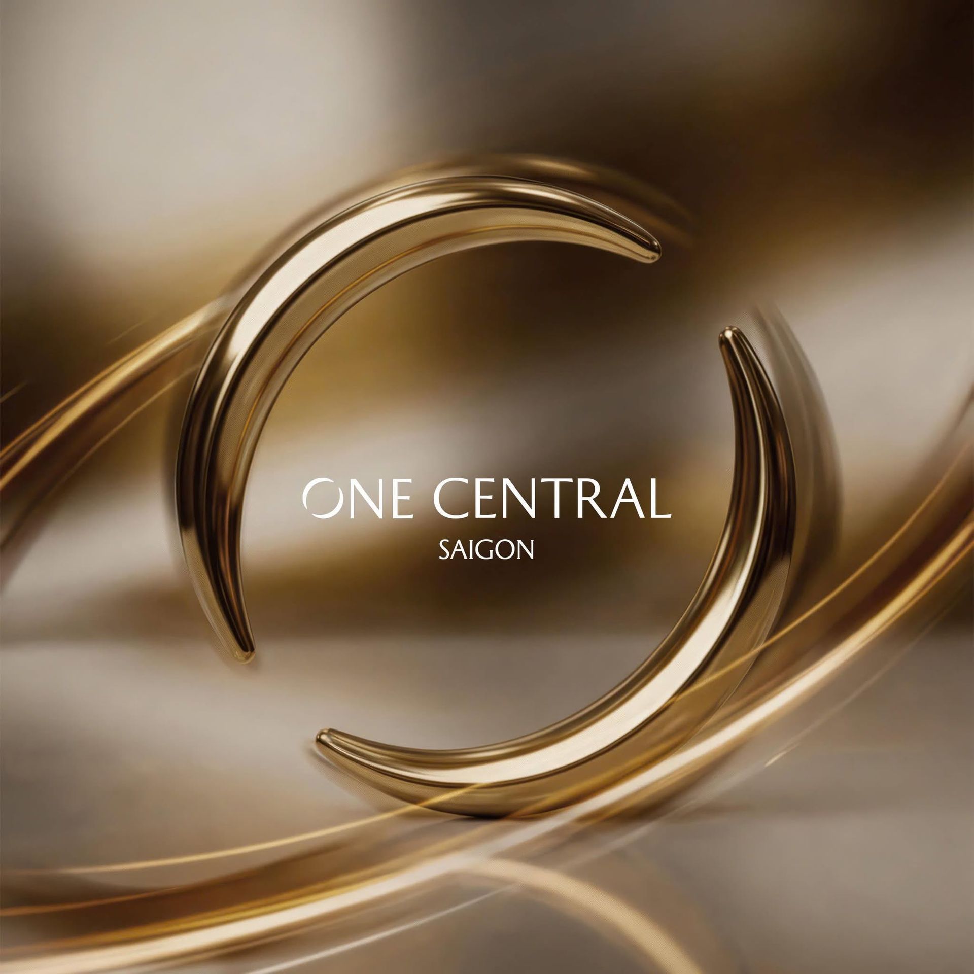 Biểu tượng vòng nguyệt quế vàng One Central Saigon