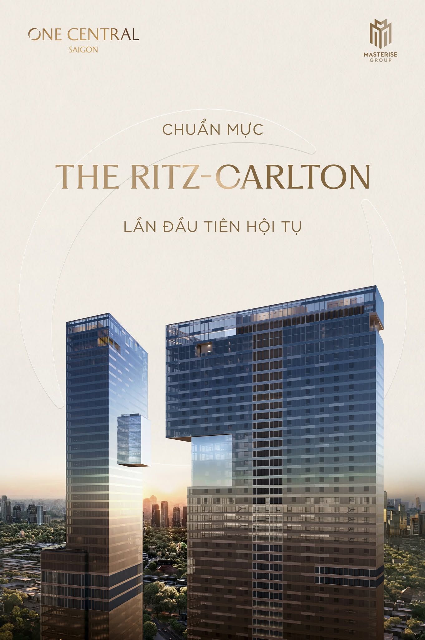 Chuẩn mực The Ritz-Carlton — tháp đôi One Central Saigon